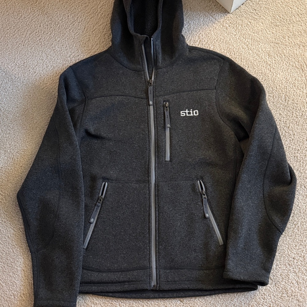 Stio Charcoal Hooded Jacket